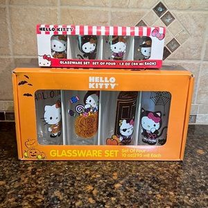 Hello Kitty Halloween glassware sets